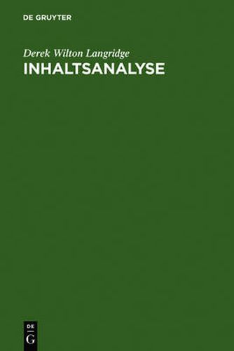 Cover image for Inhaltsanalyse