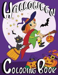 Cover image for Halloween Coloring Book For Kids