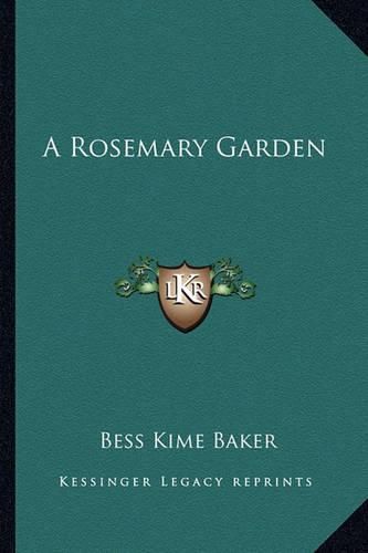 Cover image for A Rosemary Garden