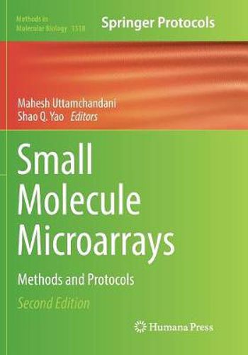 Cover image for Small Molecule Microarrays: Methods and Protocols