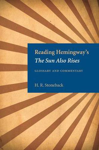 Cover image for Reading Hemingway's   The Sun Also Rises