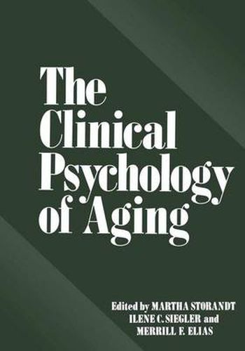 Cover image for The Clinical Psychology of Aging