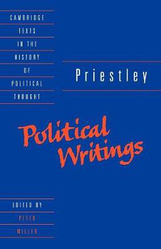 Cover image for Priestley: Political Writings