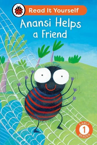 Cover image for Anansi Helps a Friend: Read It Yourself - Level 1 Early Reader