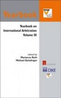 Cover image for Yearbook on International Arbitration