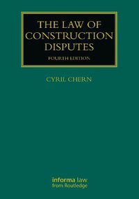 Cover image for The Law of Construction Disputes