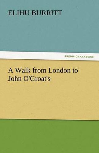 Cover image for A Walk from London to John O'Groat's