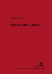 Cover image for Neues Zu Knut Hamsun