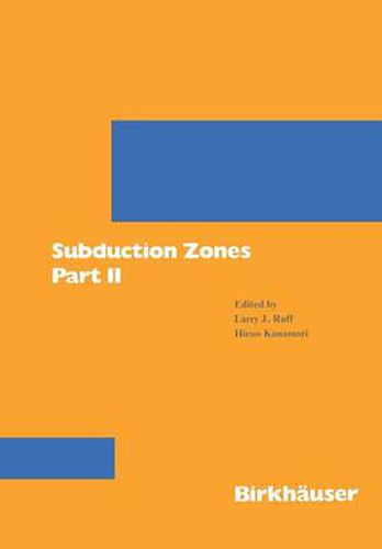 Cover image for Subduction Zones Part II