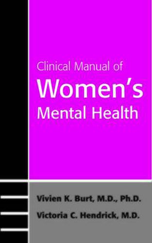 Cover image for Clinical Manual of Women's Mental Health