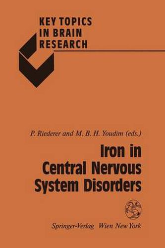 Cover image for Iron in Central Nervous System Disorders