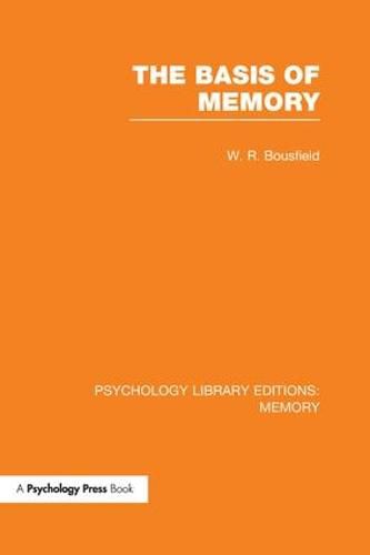 Cover image for The Basis of Memory