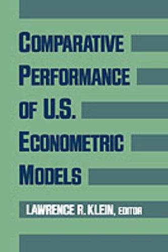 Cover image for Comparative Performance of US Econometric Models