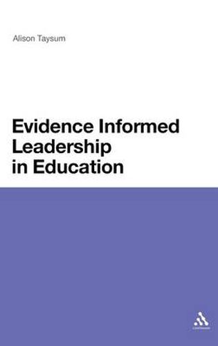 Cover image for Evidence Informed Leadership in Education
