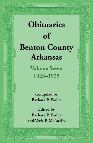 Cover image for Obituaries of Benton County, Arkansas