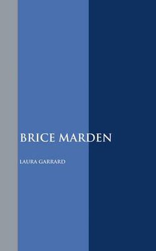 Cover image for Brice Marden