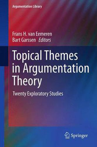 Cover image for Topical Themes in Argumentation Theory: Twenty Exploratory Studies