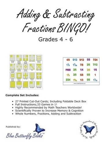 Cover image for Adding & Subtracting Fractions BINGO!