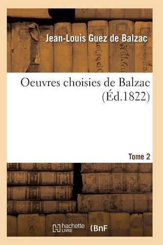 Cover image for Oeuvres Choisies de Balzac T01