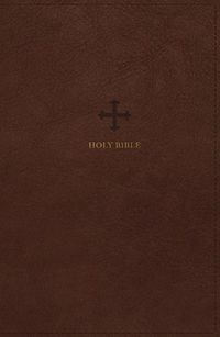 Cover image for NRSV, Catholic Bible, Standard Personal Size, Leathersoft, Brown, Comfort Print: Holy Bible