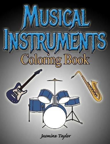 Cover image for Musical Instruments Coloring Book