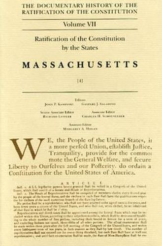 Cover image for Ratification of the Constitution by the States, Massachusetts