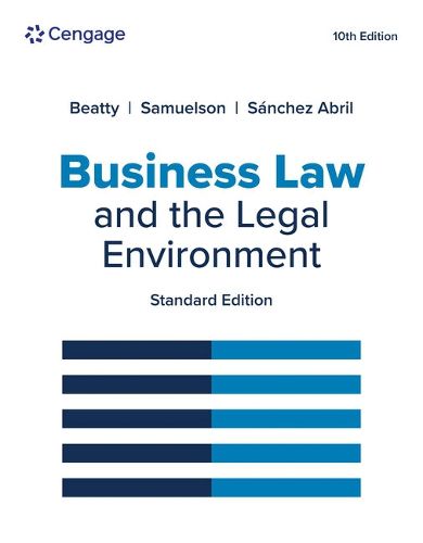 Cover image for Business Law and the Legal Environment, Standard Edition