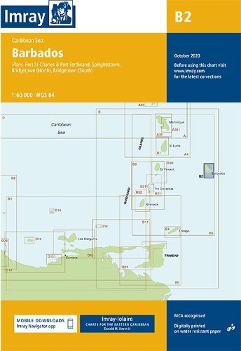 Cover image for Imray Chart B2: Barbados