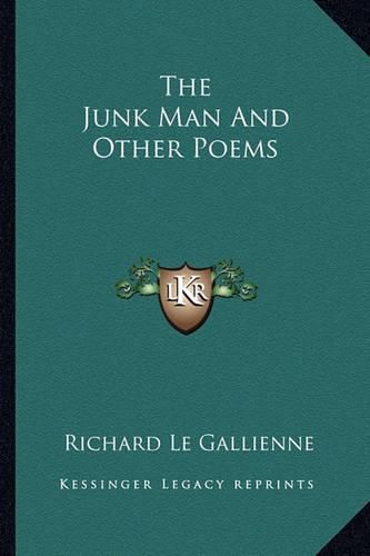 Cover image for The Junk Man and Other Poems