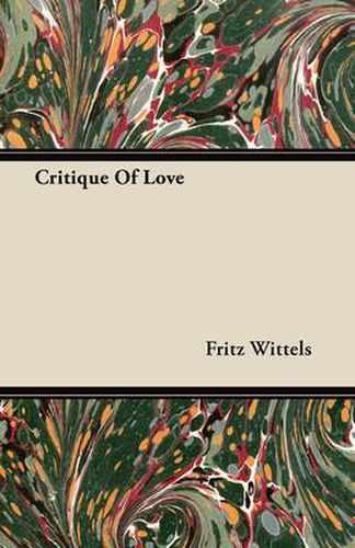 Cover image for Critique Of Love