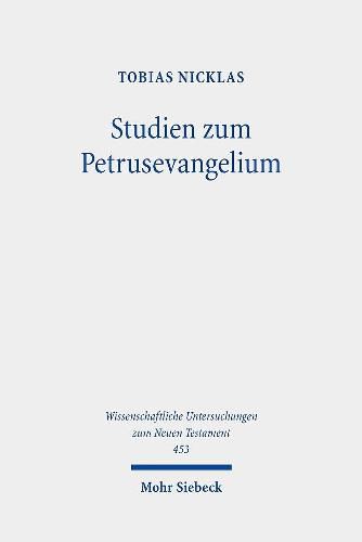 Cover image for Studien zum Petrusevangelium