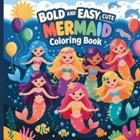 Cover image for Mermaid Activity Book for Kids Ages 4-8