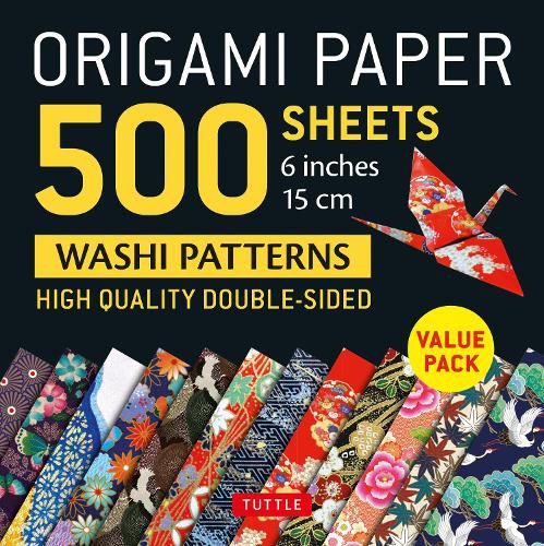 Cover image for Origami Paper 500 Sheets Japanese Washi Patterns