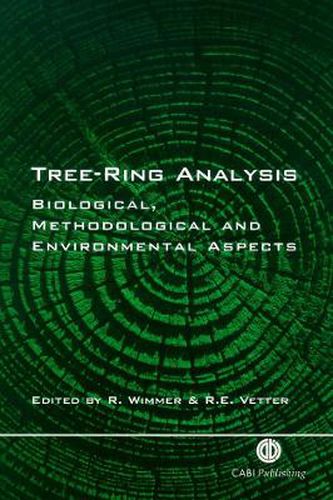 Cover image for Tree Ring Analysis: Biological, Methodological and Environmental Aspects