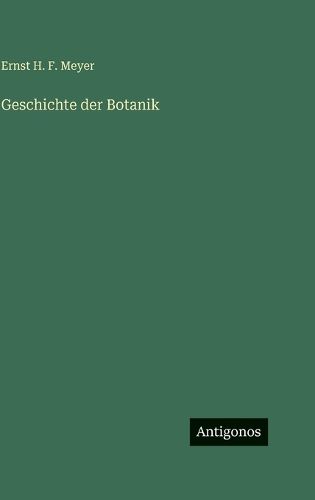 Cover image for Geschichte der Botanik