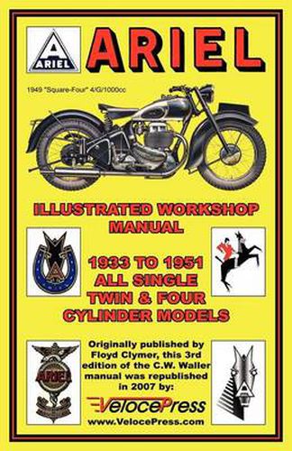 Cover image for Ariel Motorcycles Workshop Manual 1933-1951