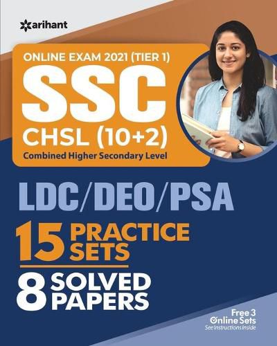 Cover image for Ssc Chsl Combined Higher Secondary Level 15 Practice Sets & Solved Papers 2021