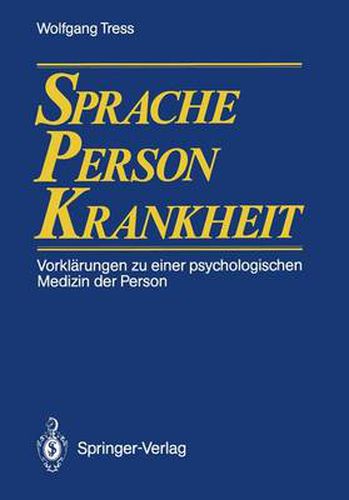 Cover image for Sprache - Person - Krankheit
