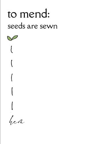 Cover image for to mend: seeds are sewn-vol. 1