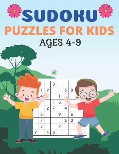 Cover image for Sudoku Puzzles for Kids Ages 4-9