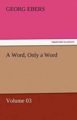 Cover image for A Word, Only a Word - Volume 03