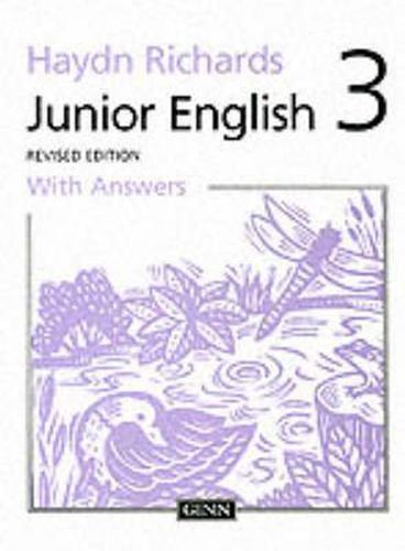 Cover image for Haydn Richards : Junior English :Pupil Book 3 With Answers -1997 Edition