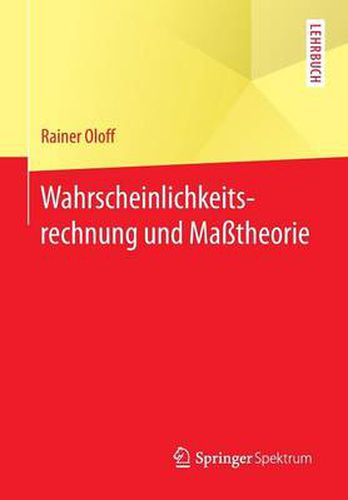 Cover image for Wahrscheinlichkeitsrechnung Und Masstheorie
