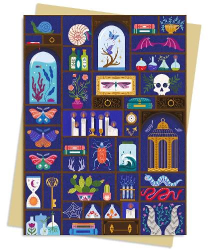 Cover image for Jenny Zemanek: A Cabinet of Curiosities Greeting Card Pack