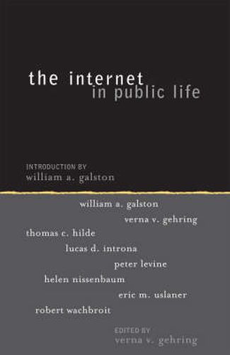 Cover image for The Internet in Public Life