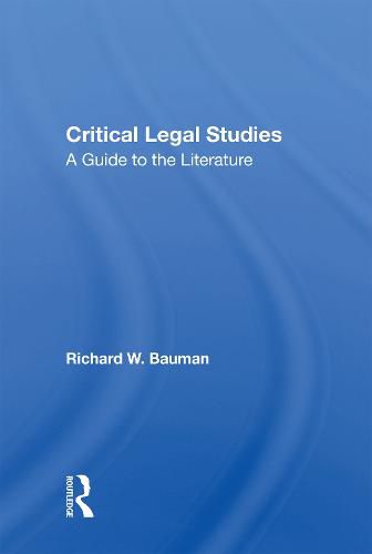 Cover image for Critical Legal Studies