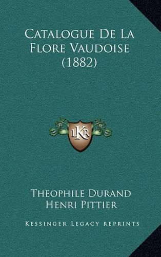 Catalogue de La Flore Vaudoise (1882)