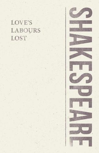 Cover image for Love's Labours Lost