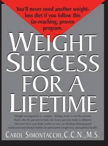 Cover image for Weight Success for a Lifetime