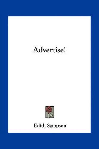 Cover image for Advertise!